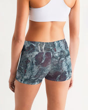 Load image into Gallery viewer, WINTER CAMO YOGA SHORTS
